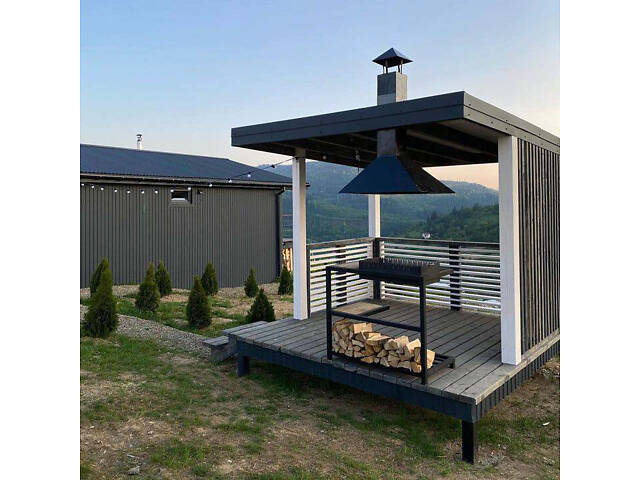 Мангал Loft зі столиком і знімною жарівнею на 12 шампурів - Фото 9