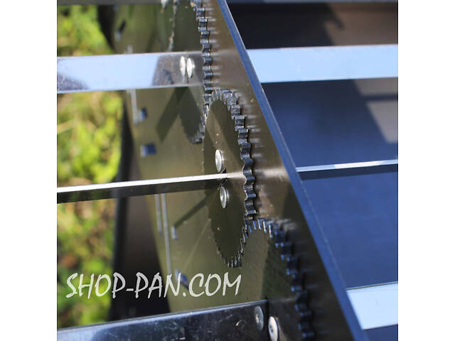 Мангал розбірний високий із вбудованою шашличницею і мотором на 8 шампурів - Фото 4