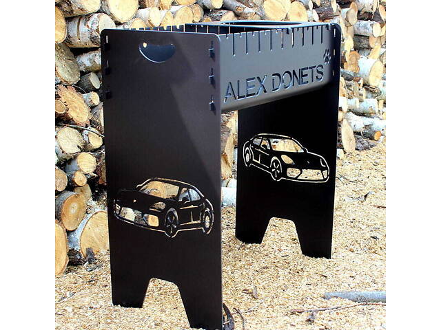 Розбірний мангал високий на 10 шампурів. - Фото 1