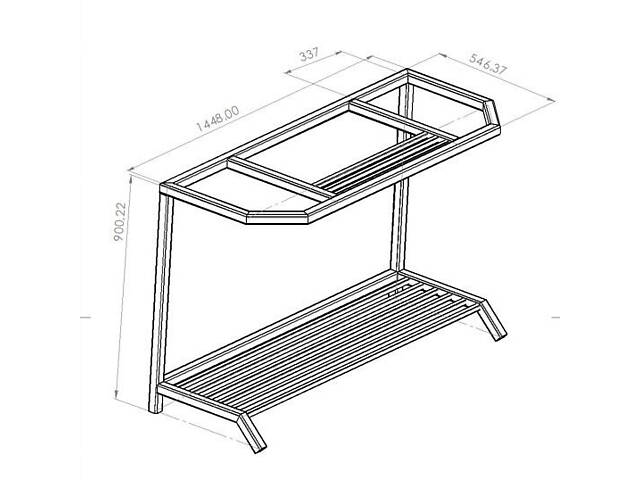 Мангал Ватра зі столиком і знімною жарівнею на 12 шампурів - Фото 2