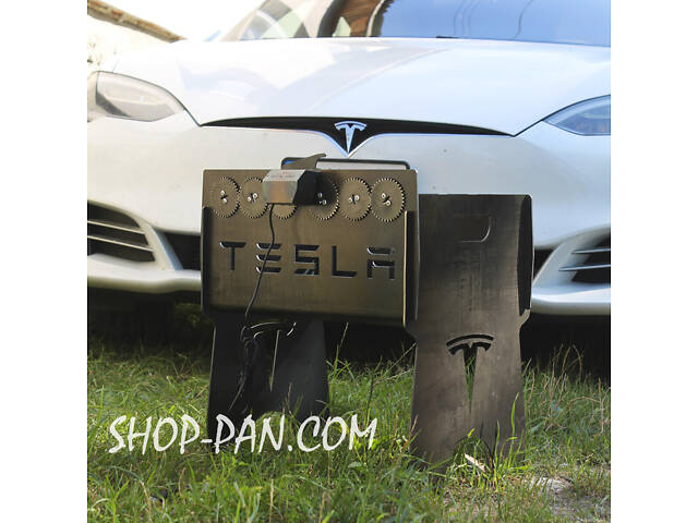 Мангал імний із вбудованою шашличницею та мотором на 10 шампурів - Фото 3