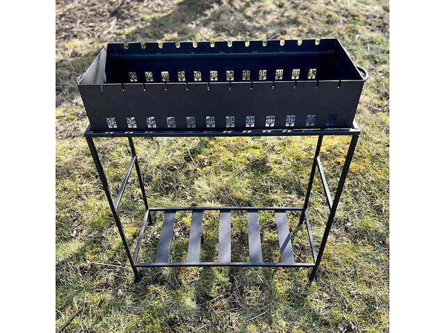 Мангал зварний "Патріот" 3 мм + 8 шампурів - Фото 5