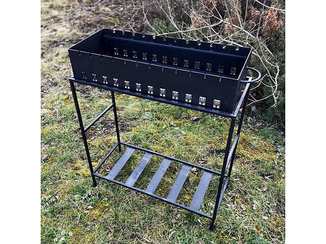 Мангал зварний "Патріот" 3 мм + 8 шампурів - Фото 6