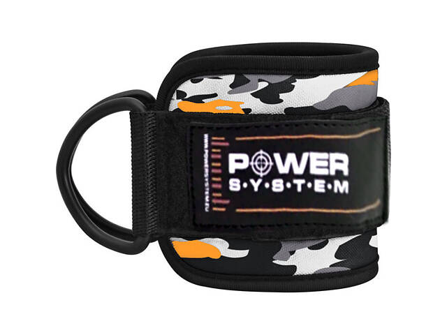Манжети на щиколотку Power System PS-3470 Ankle Strap Camo Grey/Black - Фото 3