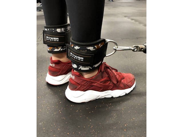 Манжети на щиколотку Power System PS-3470 Ankle Strap Camo Grey/Black - Фото 10