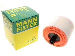 MANN-FILTER C 16 012 Фільтр повітряний Opel Astra K 1.0Turbo/1.4/CNG/Ecotec Di Turbo/1.6CDTI/Turbo 15-