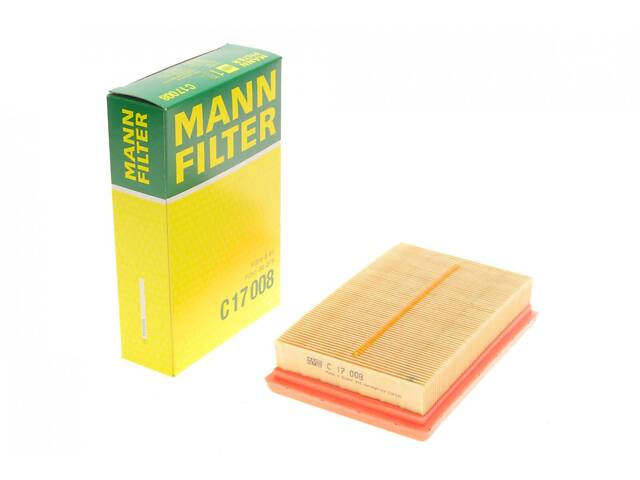 MANN-FILTER C 17 008 Фильтр воздушный Citroen C1/Peugeot 108/Toyota Aygo 1.0VTi/C-HR/Corolla/Prius/Yaris 1.5/1.8Hybr. 1