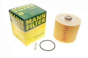 MANN-FILTER C 17 137/1 X Фільтр повітряний Audi A6 2.4 V6/2.8FSI V6/3.0TFSI V6/3.0 V6/3.2