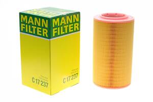 MANN-FILTER C 17 237 Фильтр воздушный Citroen Jumper 2.0BlueHDi/2.2HDi/3.0HDi/Fiat Ducato 2.0-3.0JTD 06-/Opel 2.2D 21-