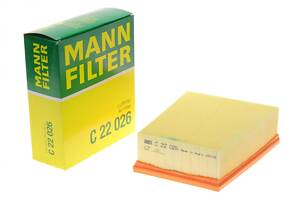 MANN-FILTER C 22 026 Фильтр воздушный Renault Kangoo 1.3TCe 21-/Megane 1.0-1.3TCe/1.6 15-
