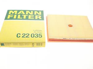 MANN-FILTER C 22 035 Фільтр повітряний VW Caddy/Golf/Polo/T-Roc/Skoda Fabia/Kamiq/Karoq 1.0TSI 15-/Octavia 1.0-1.2TSI 13