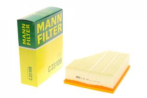MANN-FILTER C 23 109 Фільтр повітряний VW Phaeton 3.0-3.6 V6/4.2 V8/5.0TDI/6.0 W12 02-16 (>4.2 V8 треба додатк. C 23 124