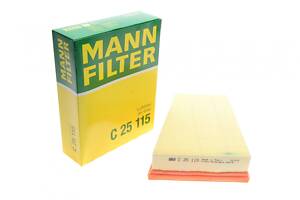 MANN-FILTER C 25 115 Фільтр повітряний Renault Megane/Scenic 1.2TCe/1.4-1.6 16V/1.5-1.9dCi