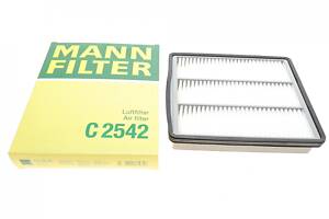 MANN-FILTER C 2542 Фильтр воздушный Hyundai Terracan 2.5TD/2.9CRDI/3.5 V6 01-06