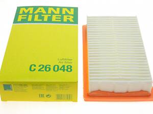 MANN-FILTER C 26 048 Фільтр повітряний Hyundai Accent/Solaris 1.4/1.6/Kia Rio 1.0T-GDI/1.2