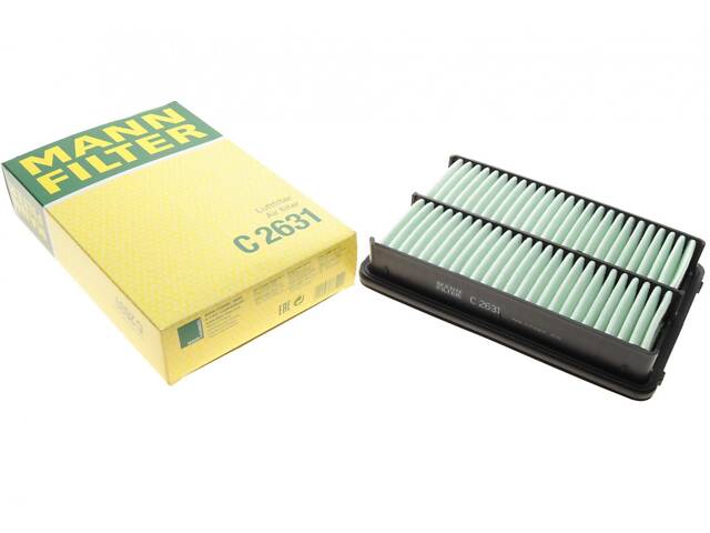 MANN-FILTER C 2631 Воздушный фильтр Hyundai Tucson/Kia Sportage 2.0/CRDi/LPG/2.7 V6 04-10 - Фото 1