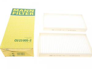 MANN-FILTER CU 23 005-2 Фільтр салону BMW 2 (F44/F45/F46) 14-16/X1 (F48) 15-16/i3 (I01)/Mi