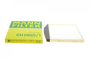 MANN-FILTER CU 2855/1 Фільтр салону Volvo S60 00-10/S80 98-06/V70/XC70 00-07/XC90 02-14