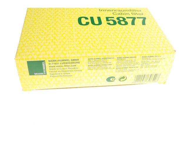 MANN-FILTER CU 5877 Салонный фильтр MB Atego 98- - Фото 5