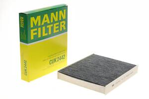 MANN-FILTER CUK 2442 Фільтр салону Chevrolet Aveo (T300) 11-/ Opel Astra J 09- (вугільний)