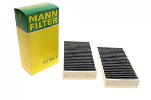 MANN-FILTER CUK 2646-2 Фільтр салону MB ML (W164) 3.0CDI (вугільний) (к-кт 2шт.)