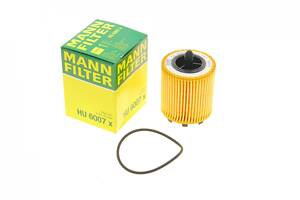 MANN-FILTER HU 6007 X Фильтр масляный Opel Astra G/Vectra B/C 2.2i 00-