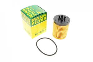 MANN-FILTER HU 712/8 X Фильтр масляный Opel Combo 1.4 16V 05- (h=87mm)