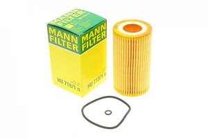 MANN-FILTER HU 718/1 N Фильтр масляный Opel Omega B/Vectra B/Astra G 2.0/2.2DTI