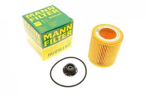 MANN-FILTER HU 816 Z KIT Фильтр масляный BMW 5 (F10/F11)/3 (F30/F80) 12- (N20/N26/B47/N55)