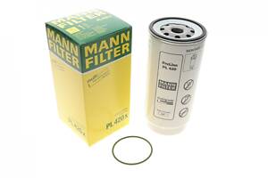 MANN-FILTER PL 420 X Фільтр паливний Daf 75/85/95/CF/XF/MB Antos/Arocs/Atego 3 01- (OM934)