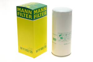 MANN-FILTER W 11 102/35 Фильтр масляный Renault Magnum 12.0/16.5 90-05/Major 12.0 90-96/Premium 6.2/9.8/11.0 96-06