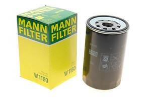 MANN-FILTER W 1160 Фільтр масляний Mann G90 4.6/6.9 87-95/L2000 4.6/6.9 94-/CLA 4.6/6.9 06-