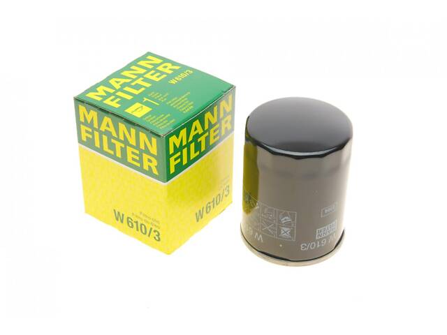 MANN-FILTER W 610/3 Фильтр масляный Mitsubishi L200 2.2-2.4DI-D 15-/Lancer 1.3-2.0 88-/Out