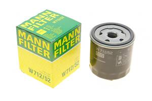 MANN-FILTER W 712/52 Фильтр масляный VW Caddy II/Golf IV/V/Seat Leon 1.4/1.6i 85-