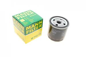 MANN-FILTER W 712/75 Фільтр масляний Opel Combo 1.6/Astra G/H 1.4-2.0 98-12