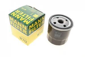 MANN-FILTER W 712 Фильтр масляный Opel Kadett/Ascona/Rekord 1.0-2.4i 62-00 (бензин)