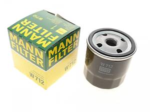 MANN-FILTER W 712 Фільтр масляний Opel Kadett/Ascona/Rekord 1.0-2.4i 62-00 (бензин)