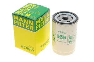 MANN-FILTER W 719/27 Фільтр масляний Ford Transit Connect 1.8 16V 02-13/Mazda CX-9 3.5/3.7 07-/Jeep Cherokee 3.7 V6 01-