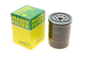 MANN-FILTER W 830/3 Фільтр масляний Hyundai Tucson/Santa Fe/Kia Sportage 2.0 CRDi 04-