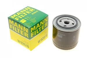 MANN-FILTER W 920/6 Фільтр масляний Chrysler Voyager 3.3 00-03/Jeep Wrangler 4.0 06-