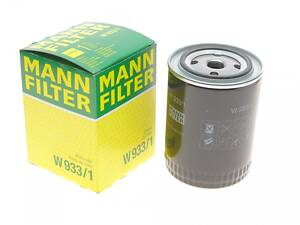 MANN-FILTER W 933/1 Фильтр масляный Ford Maverick 2.7TD 96-98/Nissan Pathfinder/Patrol 2.0-3.2d 86-97