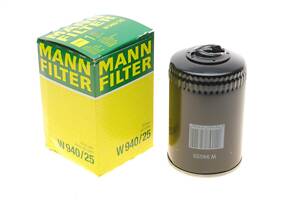 MANN-FILTER W 940/25 Фільтр масляний Audi 100/VW Caddy II/LT 28-35 1.3-2.5TDI 76-