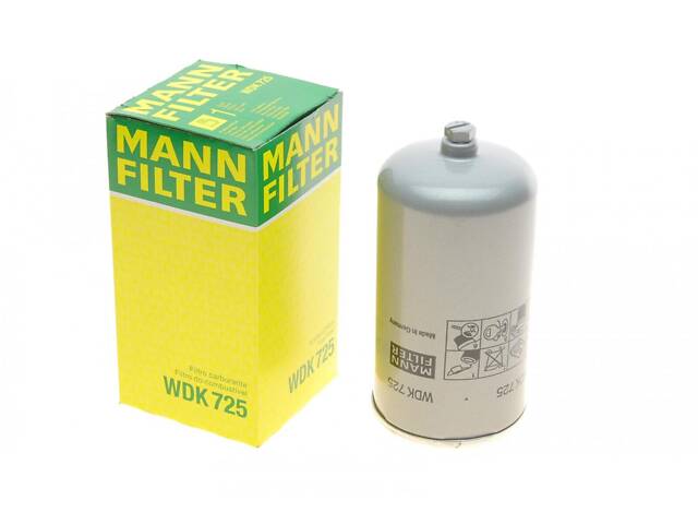 MANN-FILTER WDK 725 Фільтр паливний Daf/Man/Maz/MB/Neoplan/New Holland/Setra 4.2D-12.0 79-