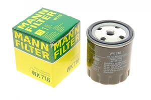 MANN-FILTER WK 716 Фільтр паливний MB 123 (C123) 2.0-3.0D 75-96 OM616/617