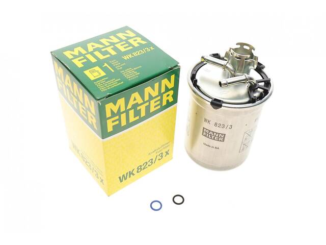 MANN-FILTER WK 823/3 X Фильтр топливный Skoda Fabia/VW Polo 1.9TDI 00-10