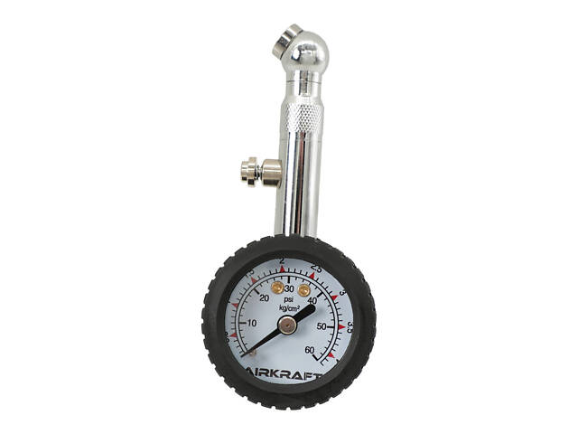 Манометр шинний 0-60 psi (4 bar) AIRKRAFT TPGD0060-S - Фото 1