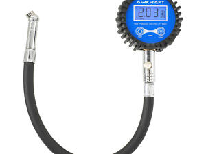 Манометр цифровий для перевірки тиску в шинах зі шлангом 0-250 psi (17 bar) AIRKRAFT TPGD0250-S