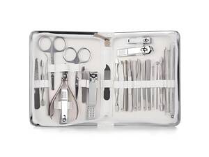 Маникюрно-педикюрный набор RESTEQ с инструментами по уходу за лицом 26 предметов