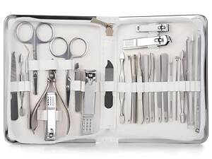 Манікюрно-педикюрний набір RESTEQ із інструментами для догляду за обличчям 26 предметів