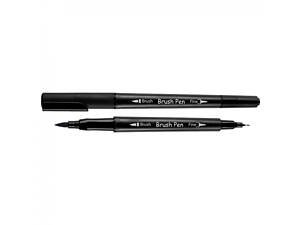 Маркер акварельный Santi Brush SW-27 391027 черный